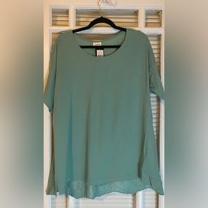 Avenue GreenTee with Intricate Detail in Back